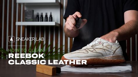 how to clean reebok leather.